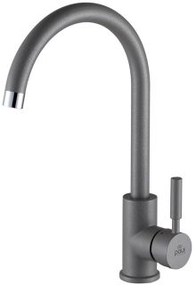 Смеситель для кухни Paulmark Holstein Ho212063-402 серый металлик